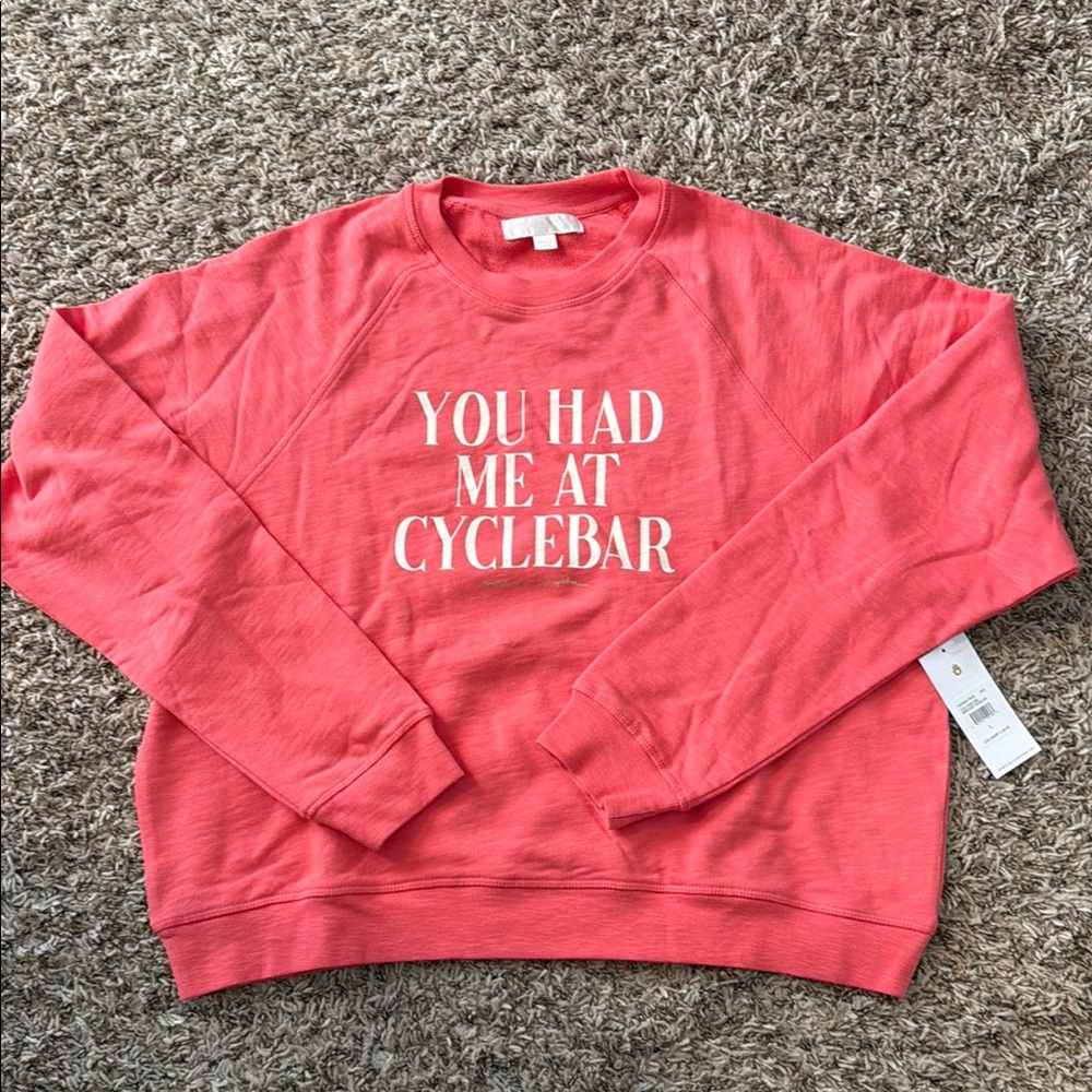 Spiritual Gangster x Cyclebar Terry Cloth Sweatshirt